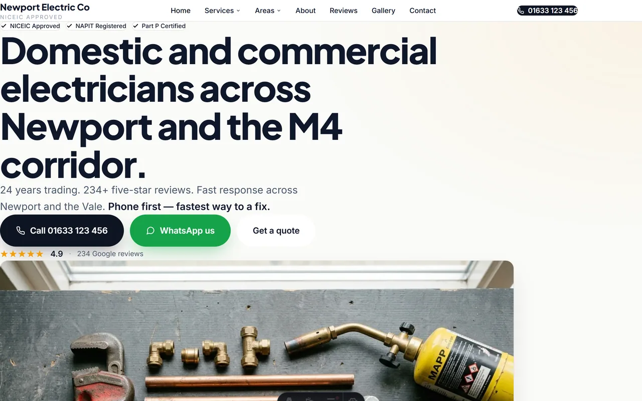 Newport Electric Co website